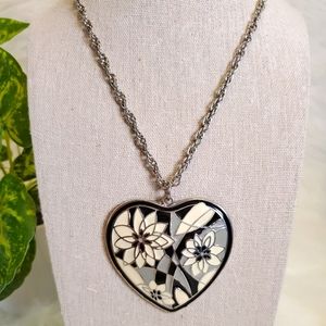 Floral Heart Necklace